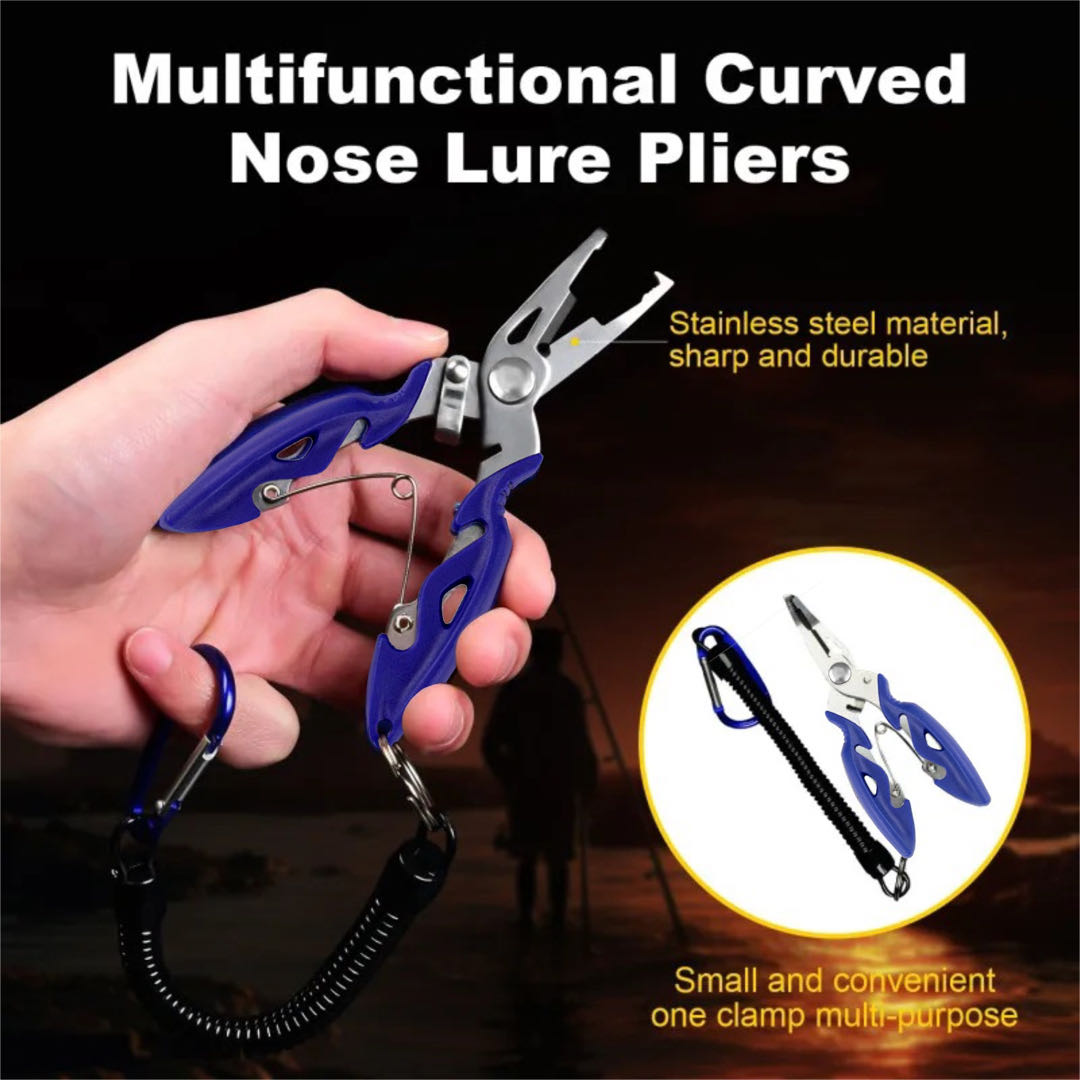 Monofilament Line - Multifunctional Curved Mouth Road Sub Pliers