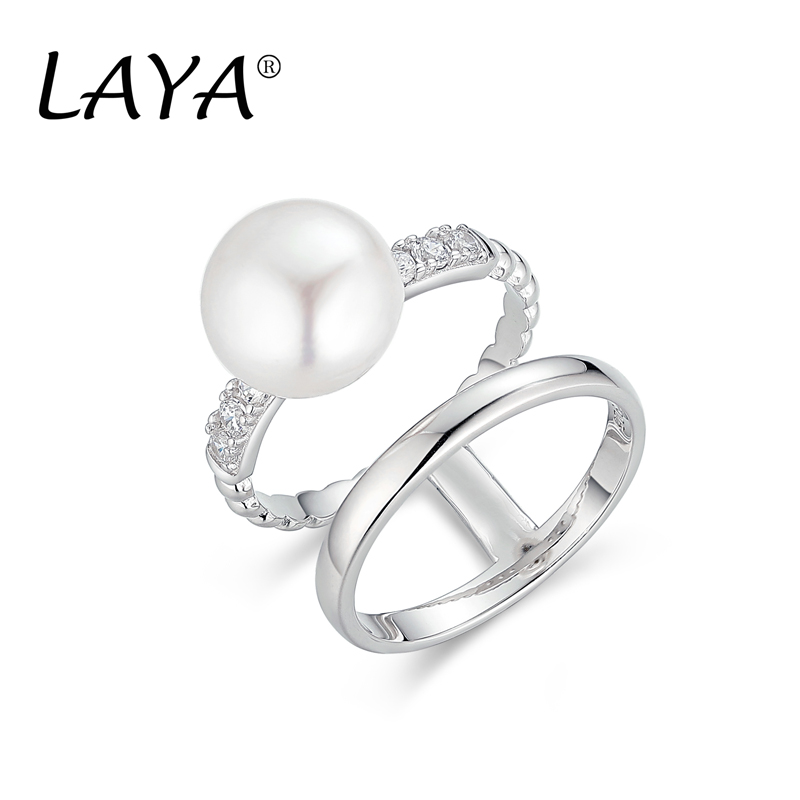 Freshwater Line - Laya Natural Freshwater Pearl Ring For