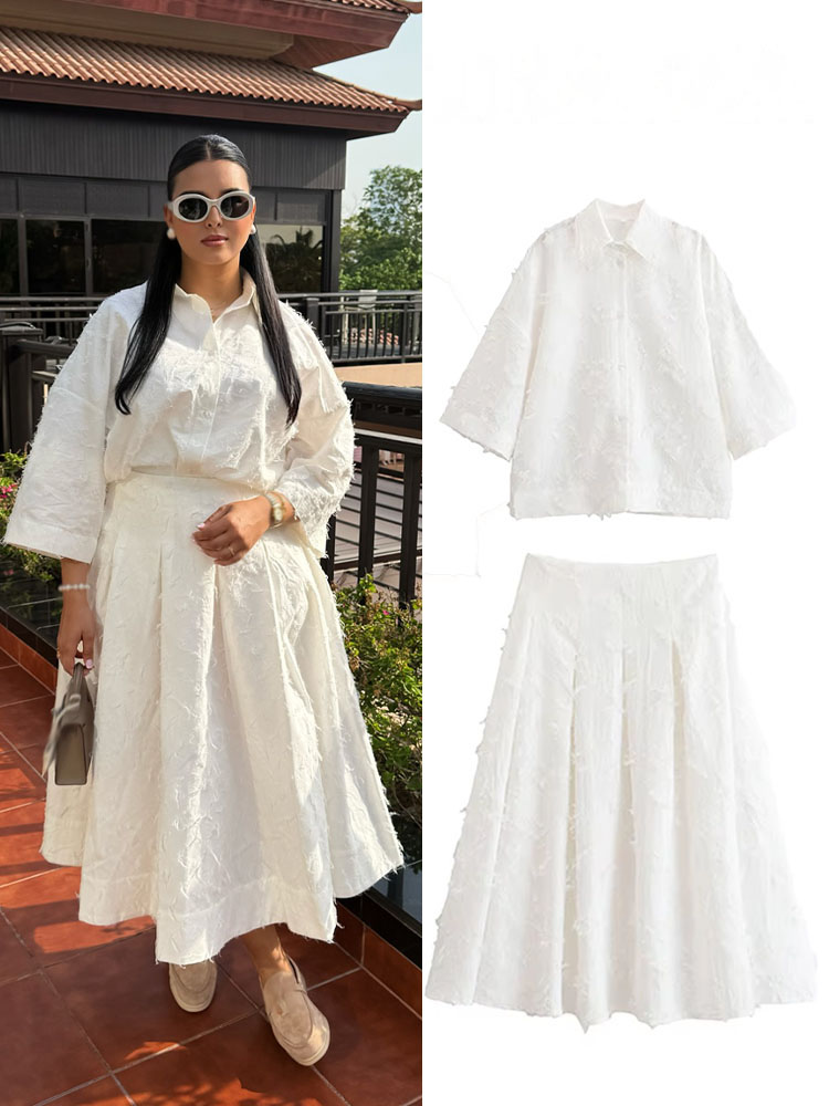Fly Line - HH Women Tassel Sets White Turn-Down