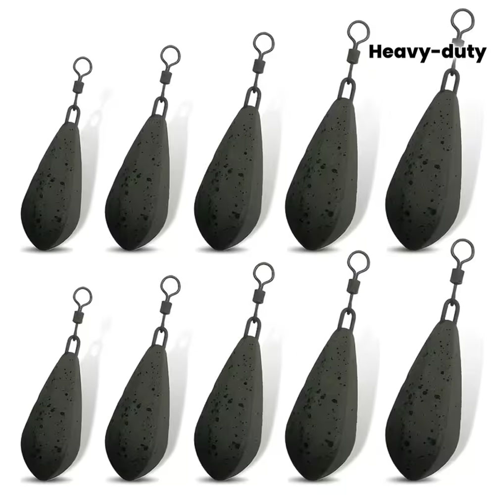 Freshwater Line - 4-Pack Heavy-Duty Carp Fishing Weights with