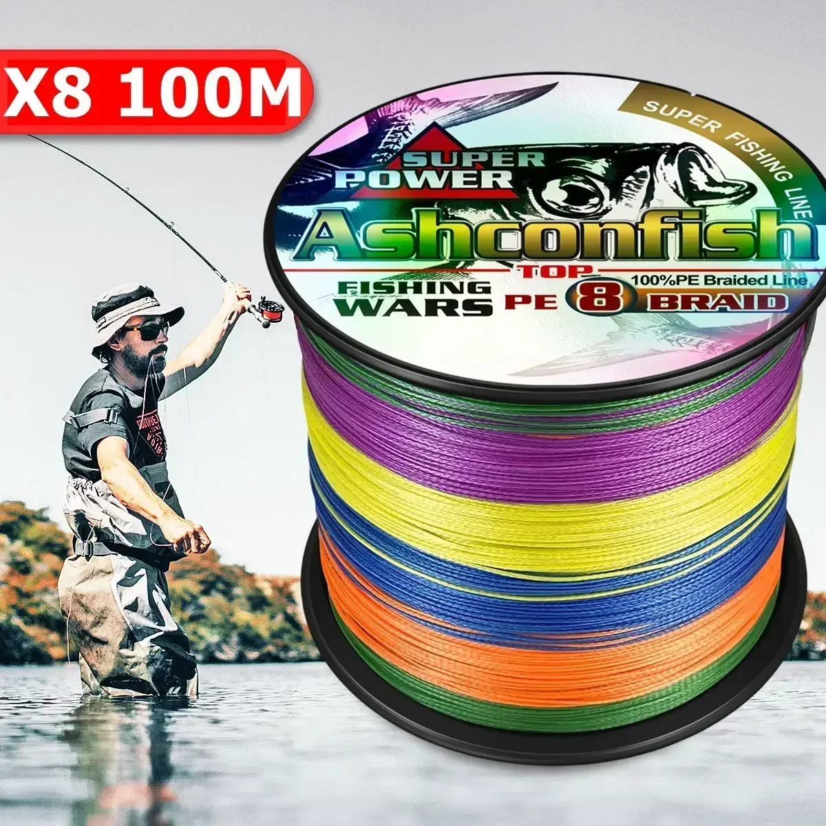 Ice Fishing Line - Ashconfish X8 Upgrade Braid Fishing Line