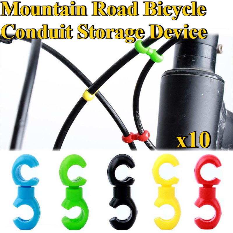 Tippet Line - 10Pcs/Set Plastics Bike Cross Line Clips