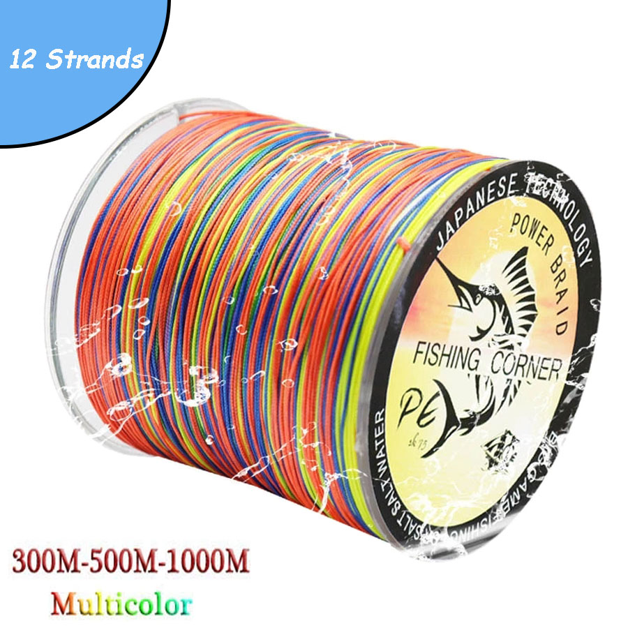 Ice Fishing Line - 12 Strands Braided Fishing Line 300mm