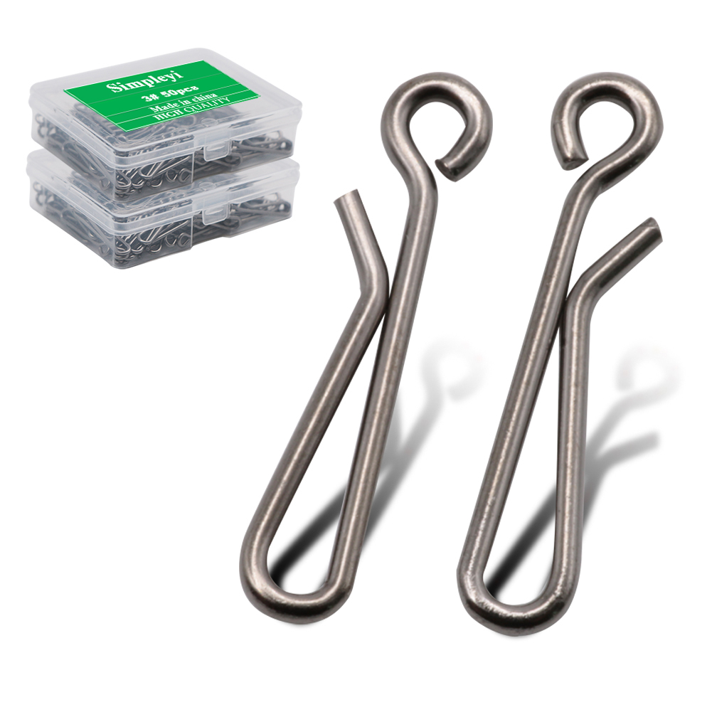 Fishing Line Box - 50pcs/box Bearing Lock Rolling Swivel Pin