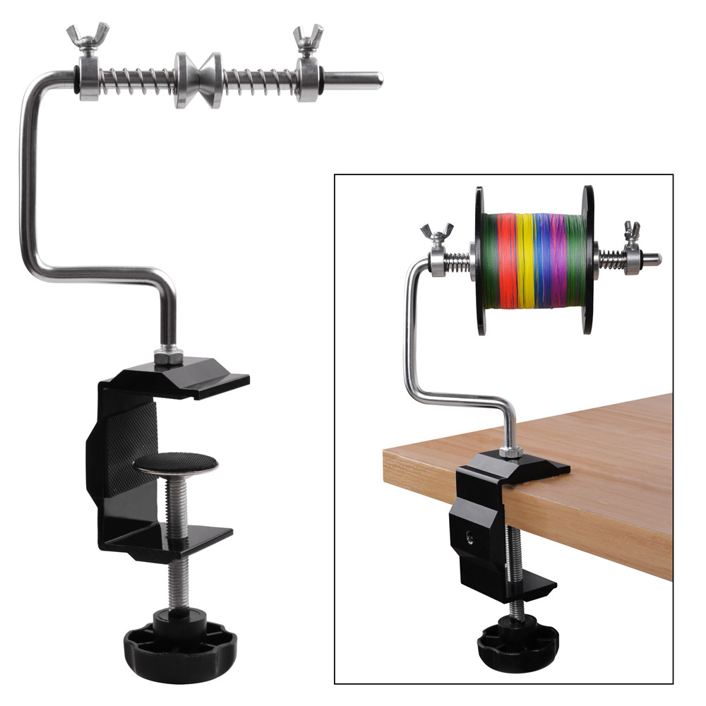 Fishing Line Spooler - Protable Fishing Line Winder with Clamp-Adjustable