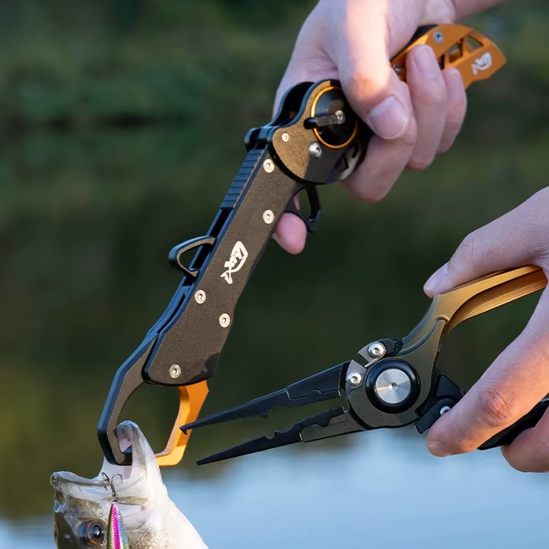 Fishing Line Cutter - Foldable Aluminum Alloy Fishing Pliers Grip