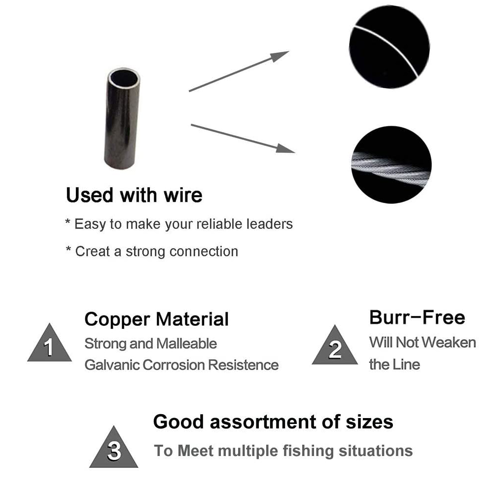 180Pcs/Box 0.6mm-1.4mm Copper  - Fishing Line Box review and price