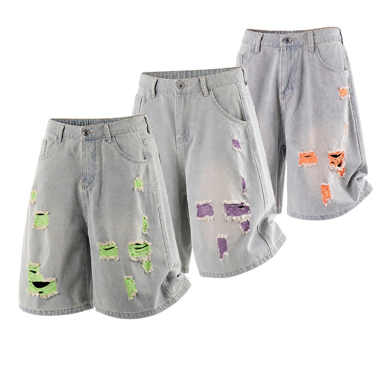 Men's Lined Ripped Denim Short - Fly Line review and price