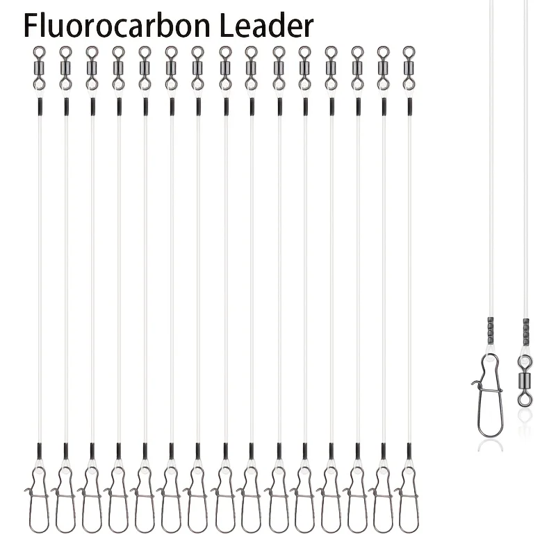 15pcs Fluorocarbon Wire Leader - Leader Line review and price