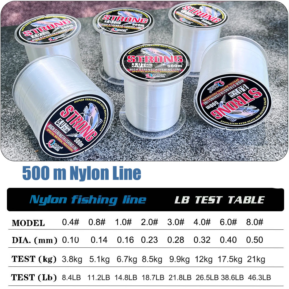 Limnoid 500m Nylon Fishing Lin - Fluorocarbon Line review and price