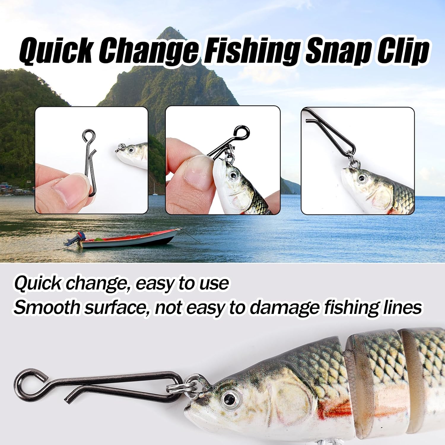 100Pcs Stainless Steel Fishing - Saltwater Line review and price