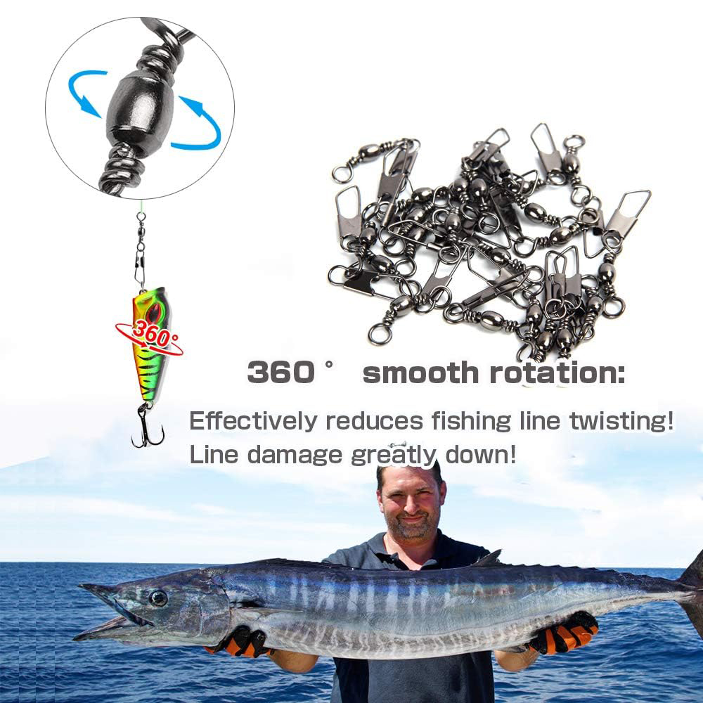 50Pcs Stainless Steel Snap Swi - Saltwater Line review and price