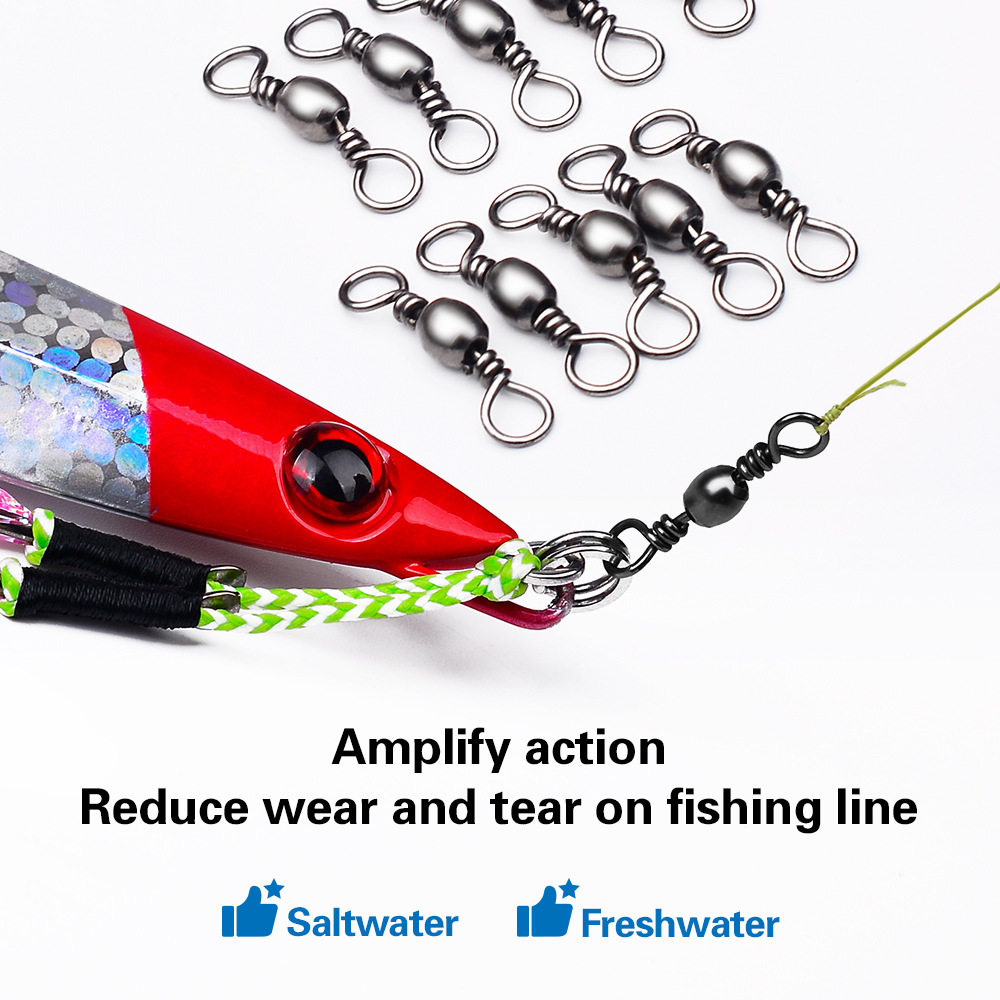 100Pcs Fishing Swivels Connect - Saltwater Line review and price