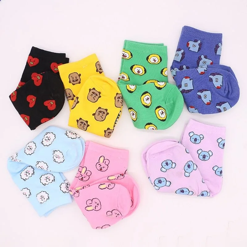 Kawaii BT21 Cartoon Socks Cute - Tippet Line review and price