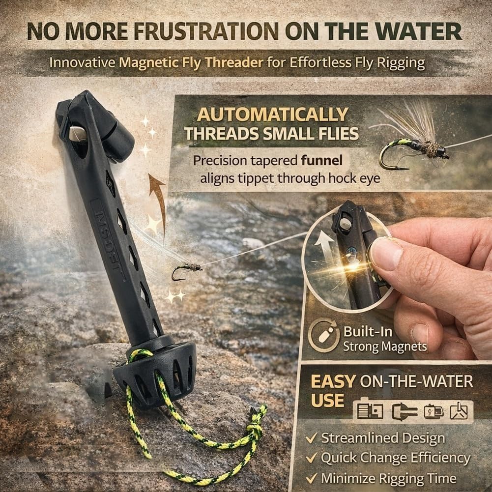Portable Magnetic Fly Threader - Fishing Line Winder review and price