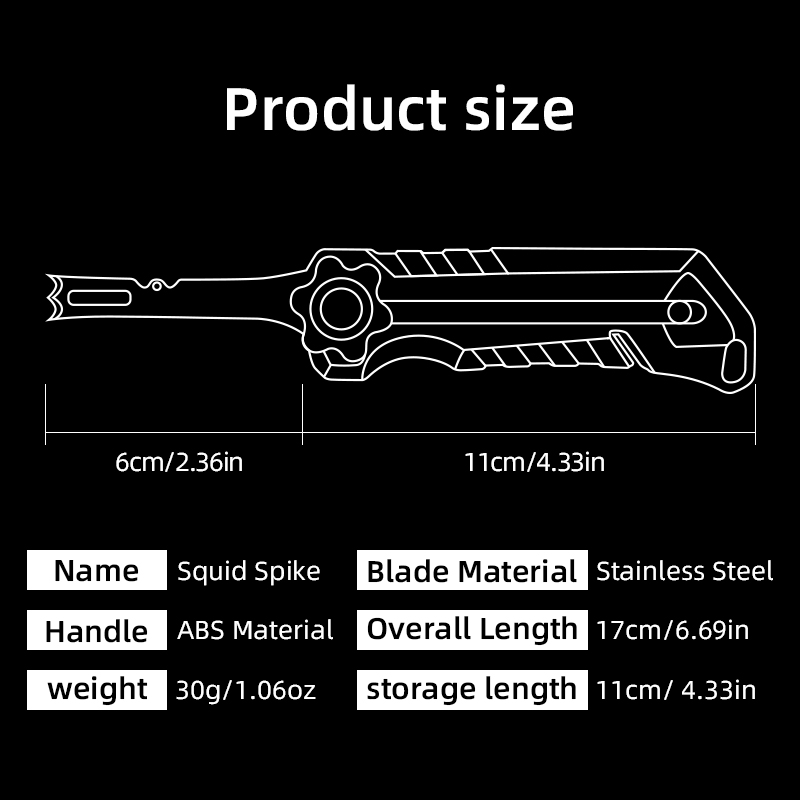 Squid Knife Stainless Steel Li - Freshwater Line review and price