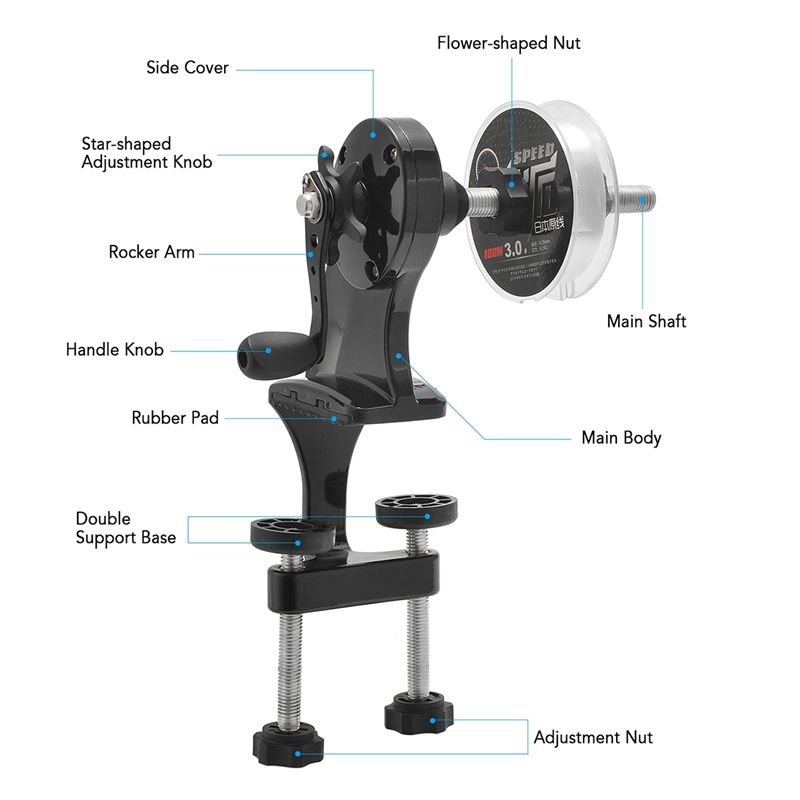 ABJX Portable Fishing Line Spo - Fishing Line Spooler review and price