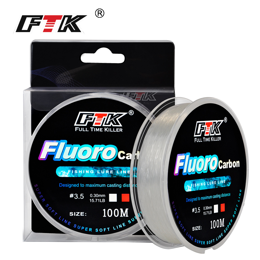 100M Fluorocarbon Coating Fish - Fluorocarbon Line review and price