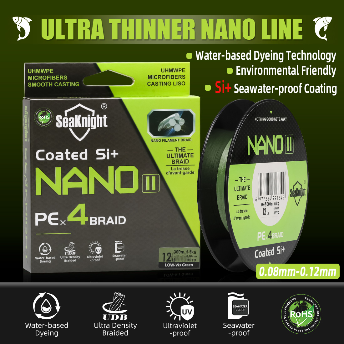 SeaKnight Brand NANO II Series - Copolymer Line review and price