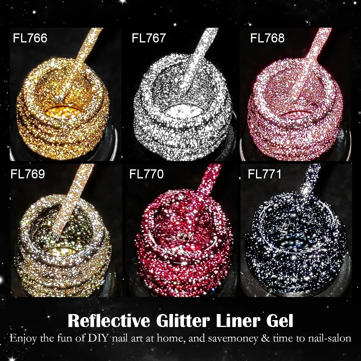 7/9/10/13pcs Gold Silver Refle - Copolymer Line review and price