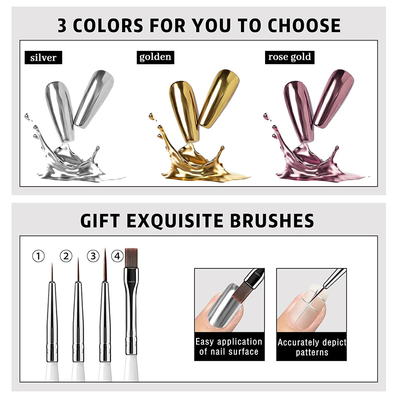 Metallic Painting Gel Chrome G - Copolymer Line review and price