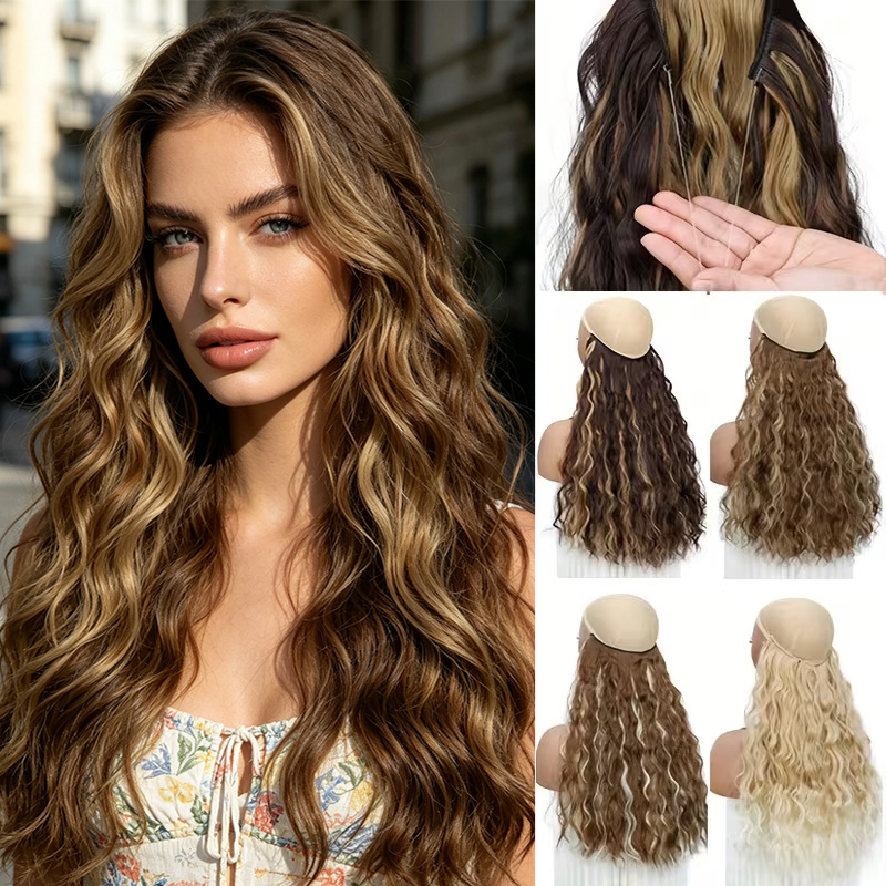 18Inch Synthetic Long Wavy Cul - Monofilament Line review and price