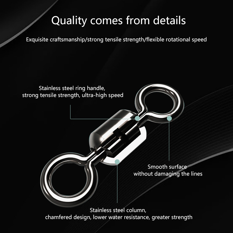 ★▲100Pcs Fishing Swivels Stain - Monofilament Line review and price