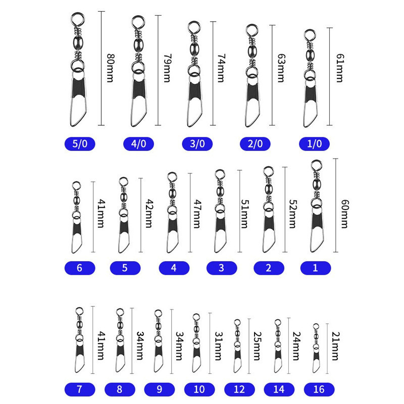 100Pcs Fishing Barrel Swivel C - Saltwater Line review and price
