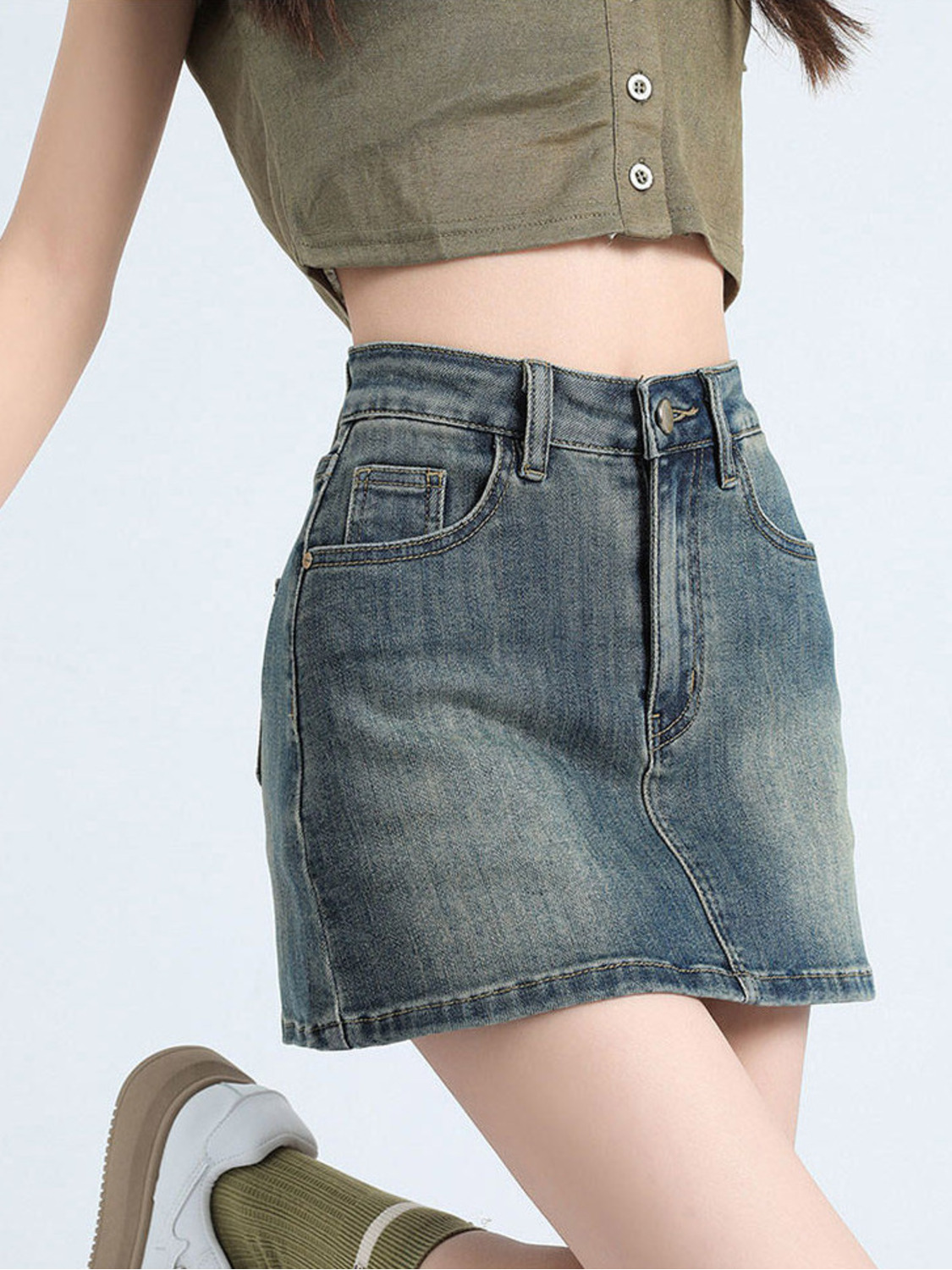 Women's Vintage Washed Denim S - Fly Line review and price