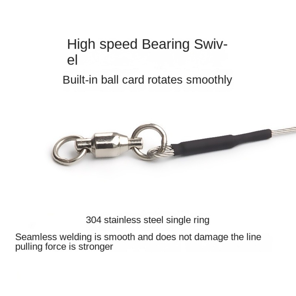 5PCS 20/30/40cm strands Stainl - Leader Line review and price