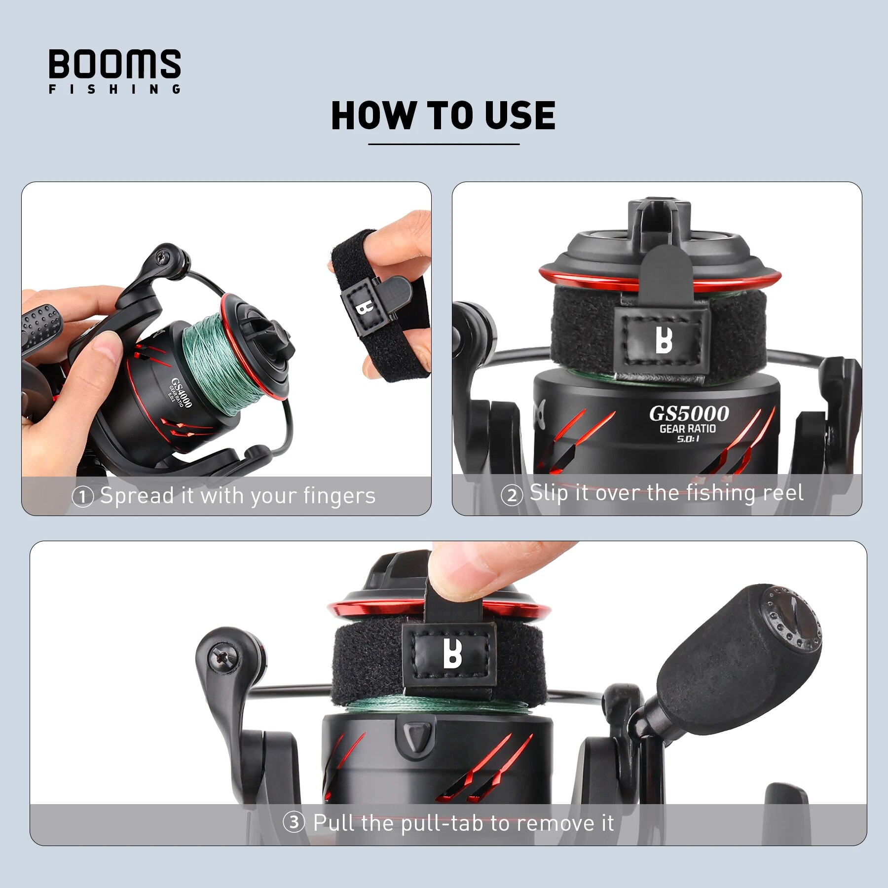 Booms Fishing SB1 4Pcs Spinnin - Fishing Line Spool review and price